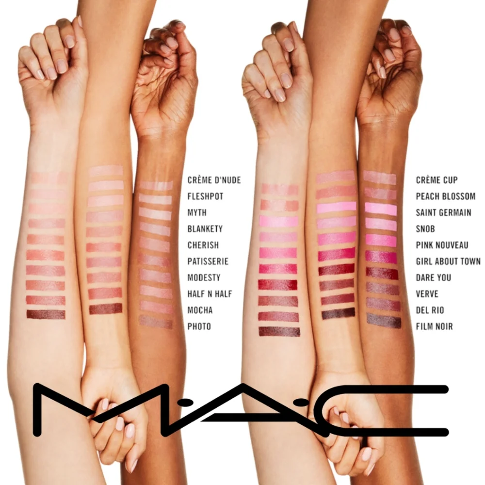 MAC 🩷 M·A·Cximal Sleek Satin Lipstick - Saint Germain - Clean Pastel Pin - Picture 4 of 7